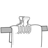 小久保工業所 洗濯ピンチ LAUND ROMAT ワイドホールドピンチ 2個入 427554 1個（直送品）