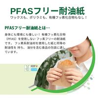 NF耐油ガゼットパック 大 未晒無地 1箱（2000枚：100枚入×20袋）