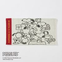 nishikawa スヌーピー のびのびタオルピローケース 75周年 レッド XT64196637160 1枚