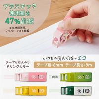 プラス テープのり わくわくBento 紙ケース入りテープのり しっかり貼れる 使い切り 54525 1個