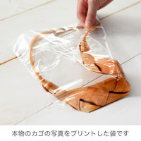 ヘッズ フォトプリントジップ付バッグワイド／カゴーＬ（３０枚） PPK-ZLW 1袋(30枚)