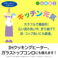 キクロン カラーネット スポンジ グリーン 00361760 1ケース(120個(10個×12))（直送品）