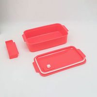 弁当容器 STOCK&LUNCH BOX STL-650 オレンジ 00416920 1ケース(30個(5個×6))（直送品）