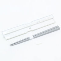 弁当小物 STOCK&LUNCH スリム箸箱セット HS-18 ホワイト 00416921 1ケース(200個(5個×40))（直送品）