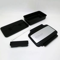 弁当容器 メタルモード ノーム ランチボックス保冷ケース付 BL-17HSE シルバー 00417035 1ケース(30個(5個×6))（直送品）