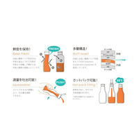 キョーラク 調味料入れ ハクリボトル スクリュータイプ HK-S450 00447203 1ケース(150個)（直送品）