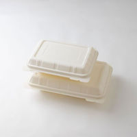 弁当容器 エコデリM ホワイト 00694765 1袋(50個)（直送品）