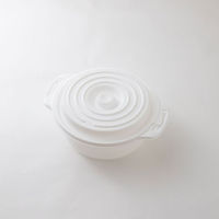 弁当容器 copotte丸鍋 大 ホワイト 00700434 1ケース(450個(50個×9))（直送品）