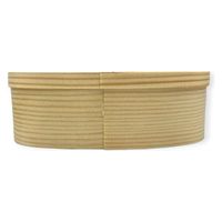 山田曲物 わっぱ 小判2号(5.5)レンジ用 国産赤松 00768187 1ケース(192個)（直送品）