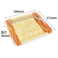 シーピー化成 発泡トレー 新LL17-30 滝川橙 0551217308740 1ケース(1200個(100個×12))（直送品）