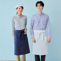 住商モンブラン ボタンダウンシャツ シャツ 兼用 長袖 ブルー S SS001-22_S 1点（直送品）