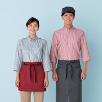 住商モンブラン 七分袖シャツ シャツ 兼用 7分袖 ブルー M SS002-22 SS002-22_M 1点（直送品）