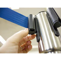 テラモト ベルトパーテーション ジョイントパーテーション黒 磁石付 SU6611107 1点（直送品）