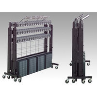 テラモト キーレス傘立 トレス48 折りたたみ式 UB2691480 1点（直送品）