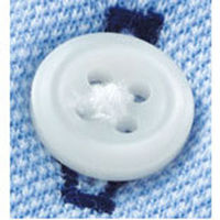 住商モンブラン ボタンダウンシャツ ZK2711-4CB_SSS ニットシャツ 兼用 長袖 ブルー SSS 1点（直送品）