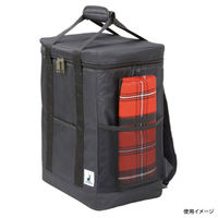 パール金属 保冷バッグ キャプテンスタッグ リュック型クーラーバッグ(ブラック) UE-0622 1ケース(6個)（直送品）