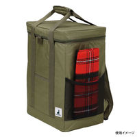 パール金属 保冷バッグ キャプテンスタッグ リュック型クーラーバッグ(オリーブ) UE-0620 1ケース(6個)（直送品）