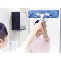 テラモト EFウィンドークリーナー マイクロダスター ブルー CL7344000 1点（直送品）