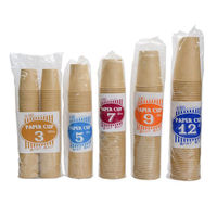 紙コップ 5オンス 未晒 150cc 579288 1ケース(2000個(50個×40))（直送品）