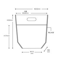 ヘッズ フォトプリントジップ付バッグ／カゴーＳ（３０枚） PPK-ZS 1セット(1袋(30枚入)×20)