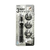 オート 3wayガチャック クリア G3Wー600ーCL 1セット（1個×5）