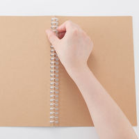 無印良品 リフィルノート 本体 クラフト表紙 Ｂ５ ２６穴 ベージュ 良品計画