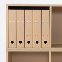 無印良品 ２穴ファイル ５０ｍｍ パイプ式 Ａ４ 金具幅５０ｍｍ ベージュ 良品計画