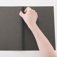 無印良品 リフィルノート 本体 クラフト表紙 Ｂ５ ２６穴 ダークグレー 良品計画