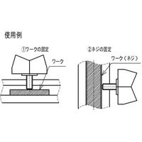 東京パーツセンター ラクテム ナイロン蝶ネジ 白 M5ー18 樹脂パッド付 BSSPW5-18 1個 680-1262（直送品）