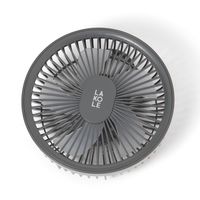 2WAYビックファン チャコール LAKOLE/ラコレ