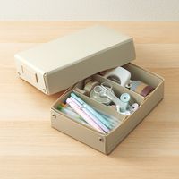 リヒトラブ Roomy 仕切りケース 小物収納 整理トレー 仕分け お薬ケース 組立式 A5 1/3 グレー A798-27 1組