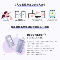 Maktar スマホに挿すだけデータ自動バックアップ Piconizer4 256GB MKP4-SG-256G 1個