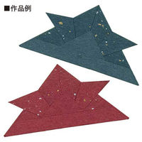 クラサワ 銀振りもみ紙 B4 6枚 P0176 1セット(2冊)（直送品）