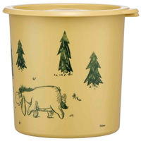 スケーター 保存容器 1L ワンタッチシール容器Lキャラクター くまのプーさん 443769 1個（直送品）