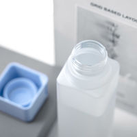 武田コーポレーション ウォーターボトル460ml スクエア BL WB460SQBL 1箱(48個入)（直送品）