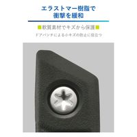 カーメイト ドアガード クロス SSサイズ 2個入り DZ-577 1箱（直送品）