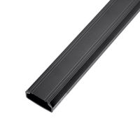 サンワサプライ  壁用ケーブルモール（幅33mm、角型、ブラック） CA-KK33BK（直送品）