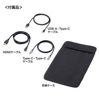 サンワサプライ  モバイルモニター（15.6インチ・フルHD） DP-07（直送品）