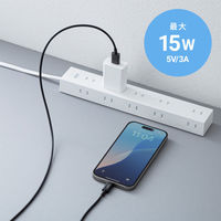 サンワサプライ  USB 2.0 Type-Cケーブル（C-A・0.5m・ブラック） KU-CA05BK（直送品）