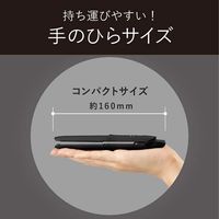 小泉成器 USB給電式ストレートアイロン KHS-8560/K 1台