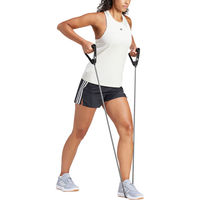 adidas(アディダス) 陸上 ズボン スリーストライプス ハイライズショーツ J/L ブラック／ホワイト KWH27 1枚（直送品）