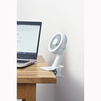 BRUNO ポータブルクリップライトファン（ブルーグレー） BDE035ーBGY 1個