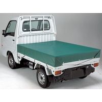 萩原工業 萩原 ターピー エステル帆布トラックシート Wー2号 グリーン 2.1m×2.3m EH-W2 1枚 437-5520（直送品）