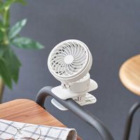 ライフオンプロダクツ ハンズフリー5WAYミニファン リリーホワイト LCAF024-LW 1台