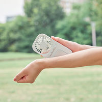 ライフオンプロダクツ ペルチェ冷却機能折りたたみファン リリーホワイト LCAF019-LW 1台