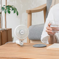 ライフオンプロダクツ 静音ハンディファン アロマトレイ付 リリーホワイト PR-F093-LW 1台