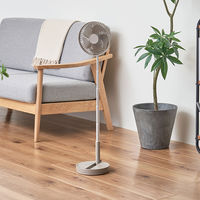 ライフオンプロダクツ 折りたたみコードレスリビングファン 首振り機能付 キャメル LCAF031-CM 1台