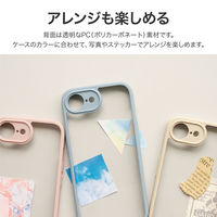 iPhone 16e 耐衝撃ハイブリッドケース 「Velta」 ワインレッド ストラップホール付 背面クリア（直送品）