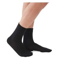 セルヴァン 名前が書ける靴下(男性用) ブラック 049952700 1セット(1足×3)（直送品）