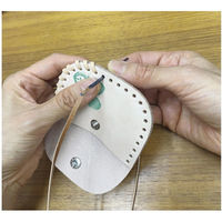 クラフト社 小銭入れ A ホック止め付 18-4206 1セット(1セット×5)（直送品）